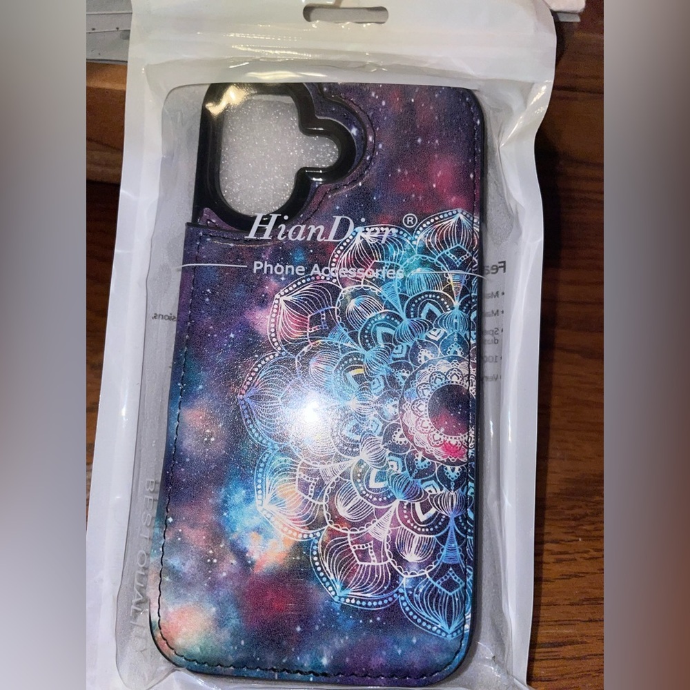 Brand New In Package iPhone 17 Mandala Phone Case Wallet *make offers* - Picture 2 of 5